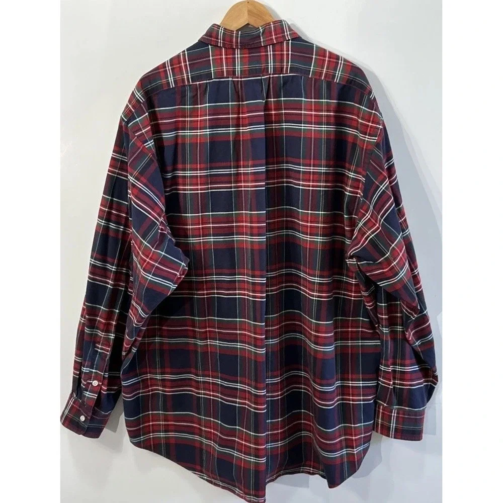 Mens Vintage Polo Ralph Lauren The Big Shirt L/S Button Down Sz XXL Polo Crest